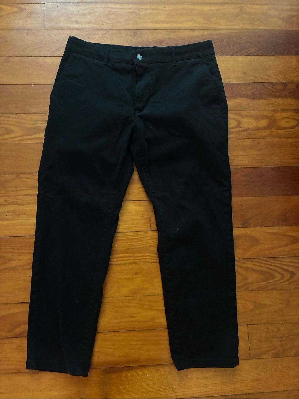 Black Men's Chino Pants - 33 x 26 - Ash & Erie